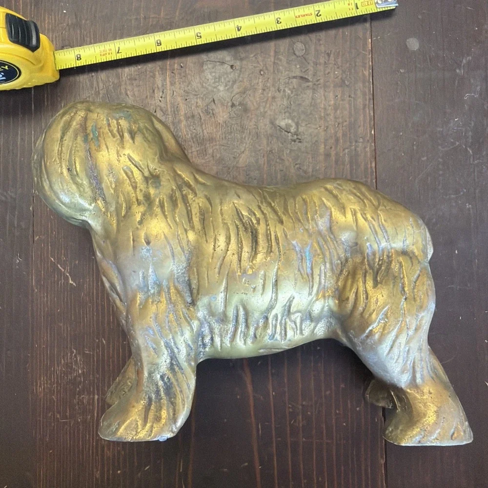 Brass Dog Statue
